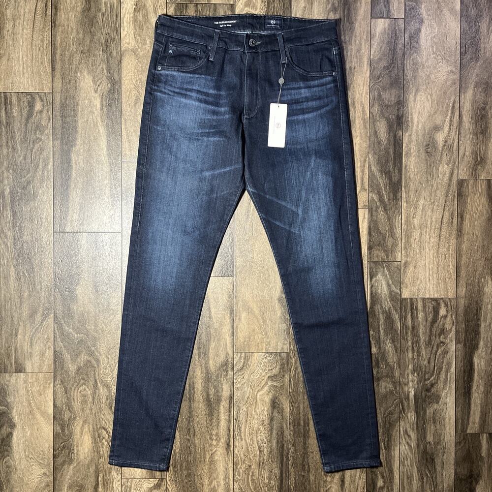 AG Adriano Goldschmied Farrah High Rise Skinny Jeans Women's 30 Brooks Dark Wash